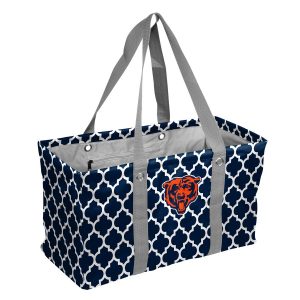 Chicago Bears Quatrefoil Picnic Caddy