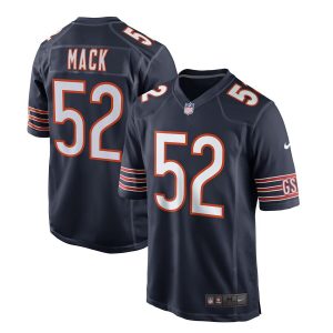 Nike Khalil Mack Chicago Bears Navy Game Jersey